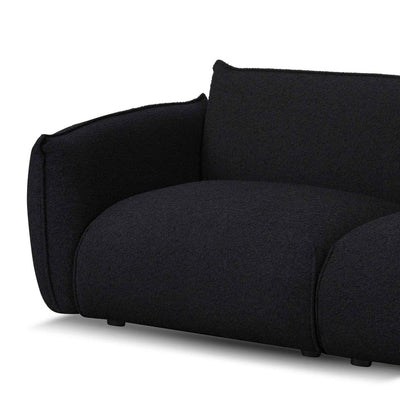 3 Seater Sofa - Black Boucle