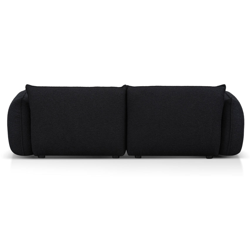 3 Seater Sofa - Black Boucle