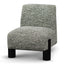 Fabric Lounge Chair - Seaweed Green