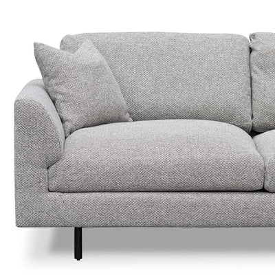 4 Seater Fabric Sofa - Sterling Charcoal