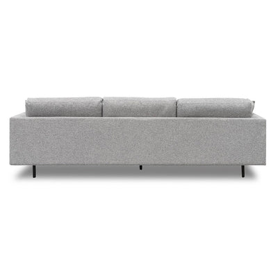 4 Seater Fabric Sofa - Sterling Charcoal