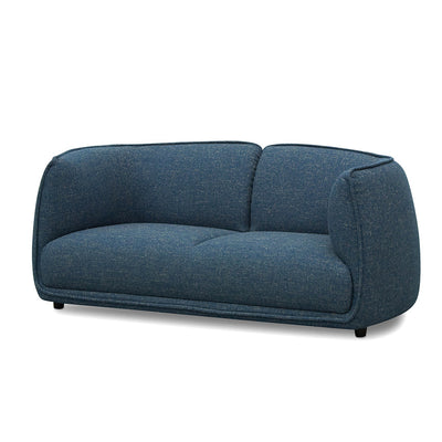 2 Seater Fabric Sofa - Dark Blue