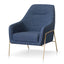 Fabric Armchair - Dark Blue