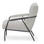 Fabric Armchair - Fog Grey