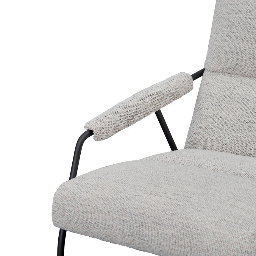 Fabric Armchair - Fog Grey