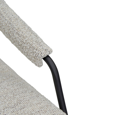 Fabric Armchair - Fog Grey