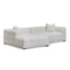 Left Chaise Sofa - Pearl Boucle