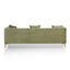 3 Fabric Seater Sofa - Elegant Sage