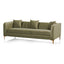 3 Fabric Seater Sofa - Elegant Sage