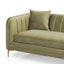 3 Fabric Seater Sofa - Elegant Sage