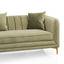 3 Fabric Seater Sofa - Elegant Sage