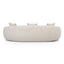 3 Seater Sofa - Ivory White Boucle