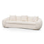 3 Seater Sofa - Ivory White Boucle