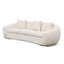 3 Seater Sofa - Ivory White Boucle