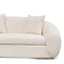 3 Seater Sofa - Ivory White Boucle