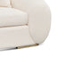 3 Seater Sofa - Ivory White Boucle