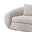 3 Seater Sofa - Ash Grey Boucle