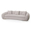 3 Seater Sofa - Ash Grey Boucle