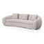 3 Seater Sofa - Ash Grey Boucle