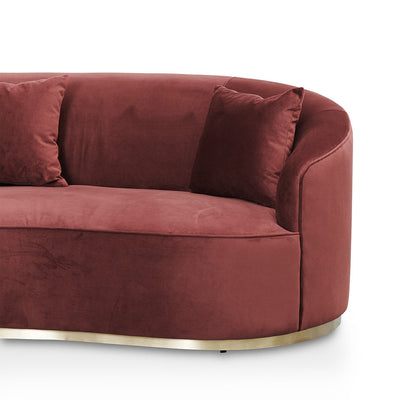 3 Seater Sofa - Elegant Plum