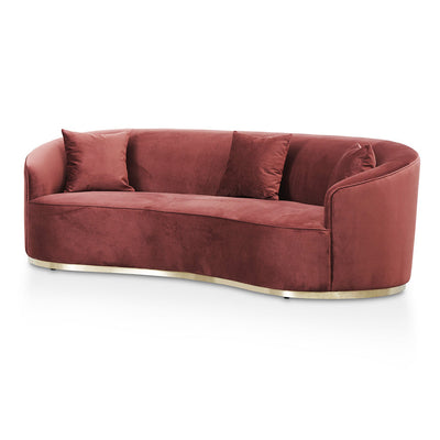 3 Seater Sofa - Elegant Plum