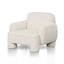 Armchair - Ivory White Boucle