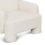 Armchair - Ivory White Boucle