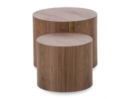 Stump Table Set - Walnut