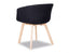 Lonsdale Arm Chair - Natural - Black Fabric