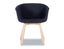 Lonsdale Arm Chair - Natural - Black Fabric