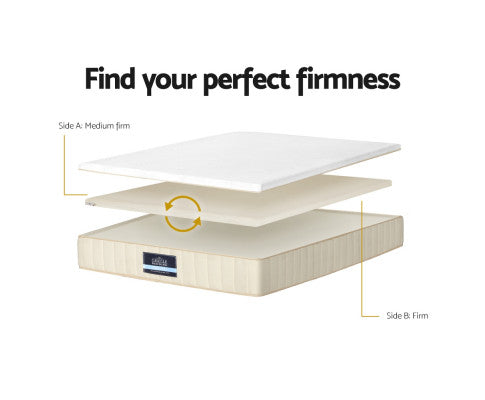 Giselle Bedding 27cm Mattress Double-sided Flippable Layer Double