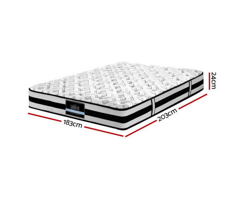 Giselle Bedding 24cm Mattress Super Firm King