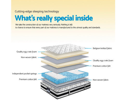 Giselle Bedding 24cm Mattress Super Firm King