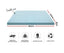 Bedding Cool Gel Memory Foam Mattress Topper w/Bamboo Cover 8cm - Double