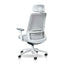 Mesh Office Chair - Cloud Grey with White Base