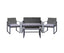 Gardeon 4pcs Outdoor Lounge Setting Sofa Set Garden Patio Table Chairs