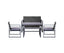 Gardeon 4pcs Outdoor Lounge Setting Sofa Set Garden Patio Table Chairs