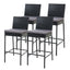 Gardeon Outdoor Bar Stools Dining Chairs Rattan Furniture X4