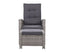 Gardeon 2PC Recliner Chairs Sun lounge Wicker Lounger Outdoor Furniture Adjustable Grey