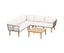 Gardeon 5-Seater Outdoor Sofa Set Wooden Lounge Setting Aluminum