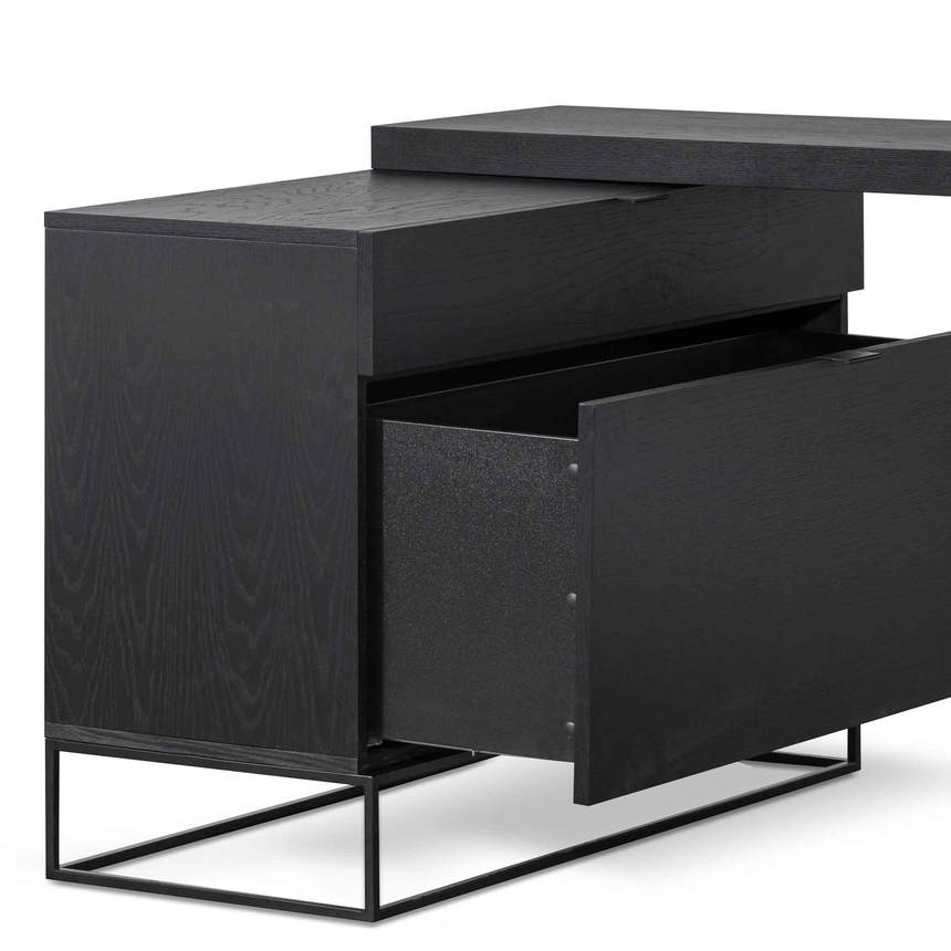 Extendable Home Office Desk - Black