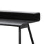 Wooden Home Office Desk - Full Black