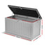 Gardeon Outdoor Storage Box Bench Seat 190L