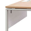 1 Seater Office Desk - Natural and White