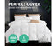 Bedding Goose Down Feather Quilt Cover Duvet 800GSM Winter Doona White King