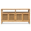 Sideboard Unit - Natural with Rattan Doors