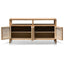 Sideboard Unit - Natural with Rattan Doors