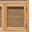 Sideboard Unit - Natural with Rattan Doors