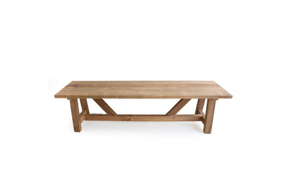 Reclaimed Teak Farmhouse Bench Seat- 2.6m