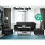 Artiss Sofa Lounge Set 5 - Dark Grey